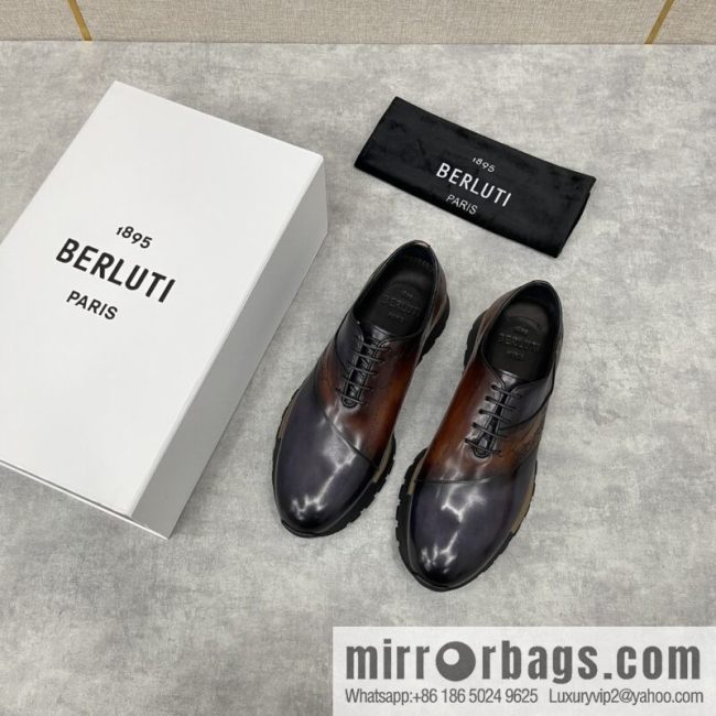 Berlut Bruti, Upgraded Third Generation Private Model Outsole Fast Track Leather Sneakers