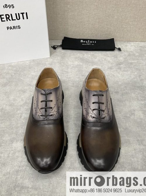 Berlut Bruti, Upgraded Third Generation Private Model Outsole Fast Track Leather Sneakers