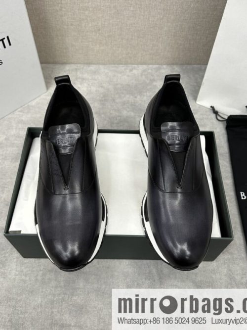 Berlut Bruti, Upgraded Third Generation Private Model Outsole Fast Track Leather Sneakers