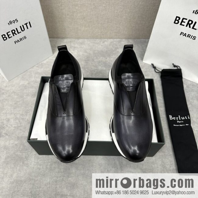 Berlut Bruti, Upgraded Third Generation Private Model Outsole Fast Track Leather Sneakers