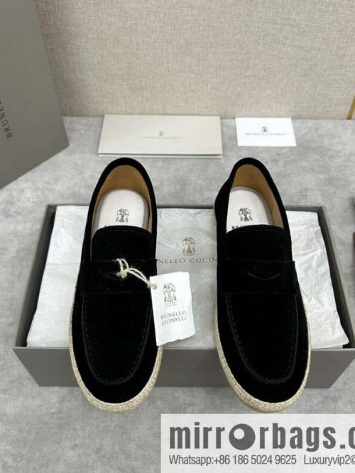 💋💍BC\'s new products are on the shelves Brunello Cucinell * straw casual loafers