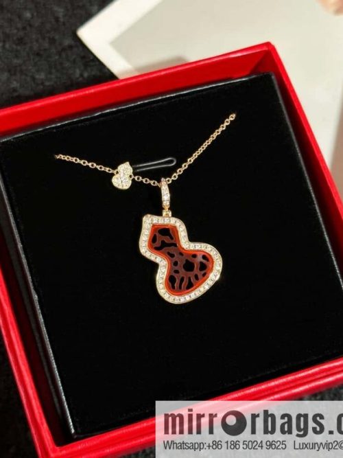 ❗️New ❗️ ☀️ original order ☀️ Qeelin unicorn medium agate lace gourd necklace ☀️