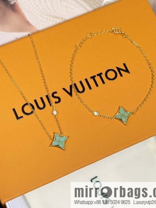 ❗️New ❗️ ☀ Louis Vuitton rhombus presbyopia Tianhe stone bracelet, necklace ☀
