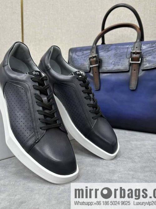 💋💍Berlut Bruti, Geometric Styling Board Shoes Strike Stellar Casual Shoes Sneakers