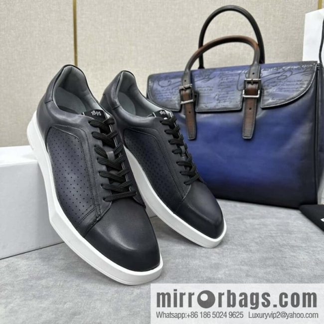 💋💍Berlut Bruti, Geometric Styling Board Shoes Strike Stellar Casual Shoes Sneakers