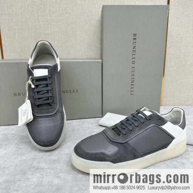 💋💍BC new products, casual board shoes, the first 🆕 Brunel * o Cucinell * splicing contrasting low-top sneakers