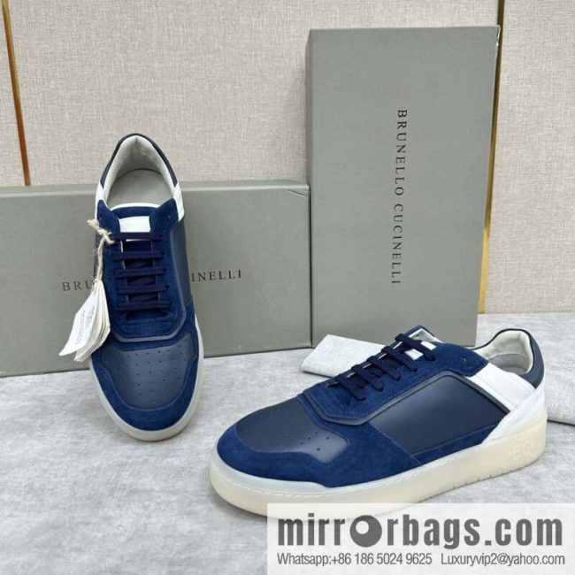 💋💍BC new products, casual board shoes, the first 🆕 Brunel * o Cucinell * splicing contrasting low-top sneakers