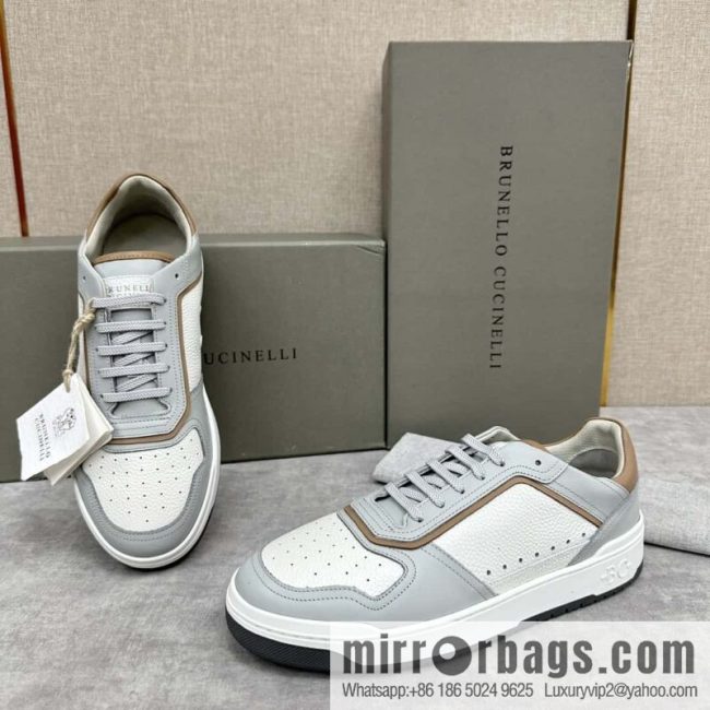 💋💍BC new products, casual board shoes, the first 🆕 Brunel * o Cucinell * splicing contrasting low-top sneakers