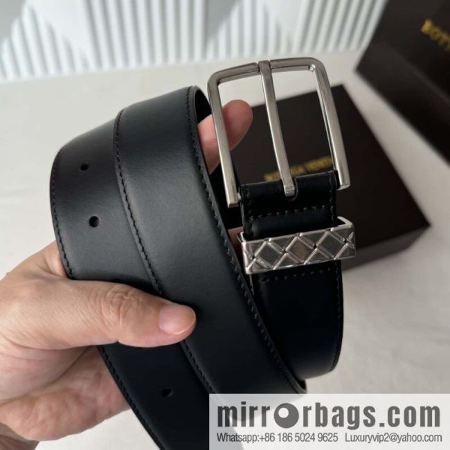 Bottega Veneta latest woven style belt 3.5CM - Image 2