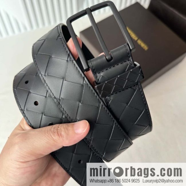 Bottega Veneta latest woven style belt 3.5CM - Image 3
