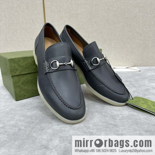 💋💍 G\'s new Gucc * Gu-Chi, horse buckle men\'s loafers, loafers