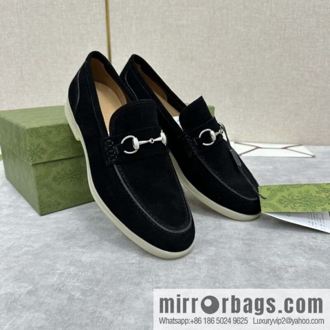 💋💍 G\'s new Gucc * Gu-Chi, horse buckle men\'s loafers, loafers