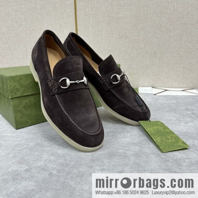 💋💍 G\'s new Gucc * Gu-Chi, horse buckle men\'s loafers, loafers