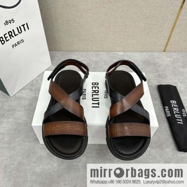 Berlut Bruti 2024 summer sandals new collection, inspiration new season, new Shadow leather sandals