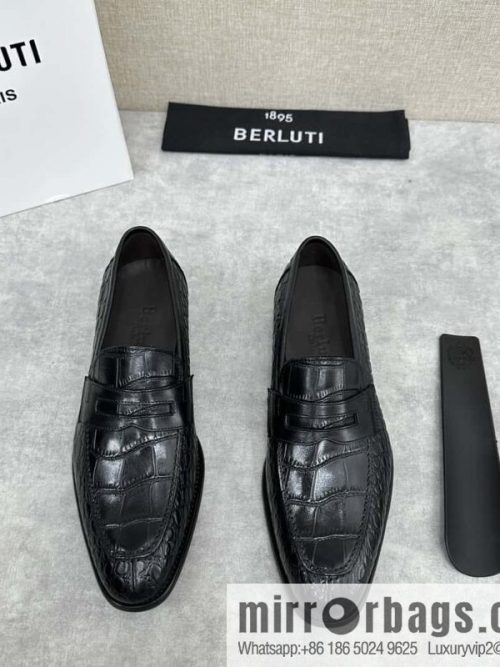 💋💍Berlut Bruti, new men\'s hand-polished loafers