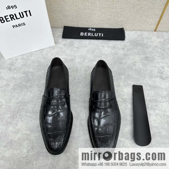 💋💍Berlut Bruti, new men\'s hand-polished loafers