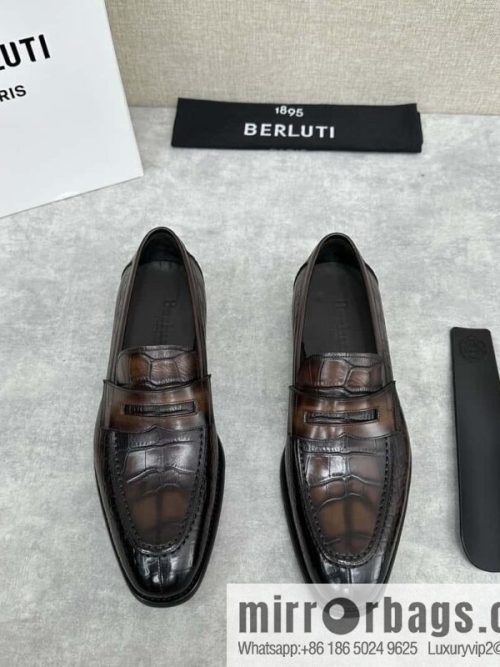 💋💍Berlut Bruti, new men\'s hand-polished loafers
