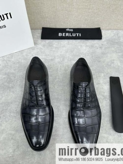 💋💍Berlut Bruti, new men\'s hand-polished formal leather shoes