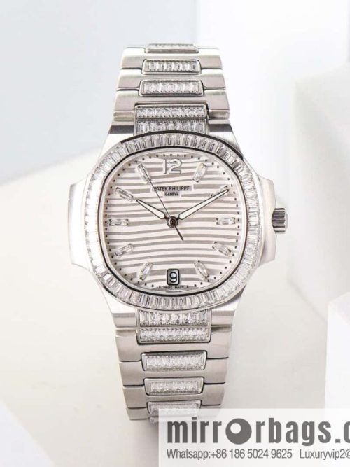 The new model has arrived, Patek Philippe 7014 Ladies Nautilus Platinum T Square Brick Limited Edition Winding Mechanical Movement Watch