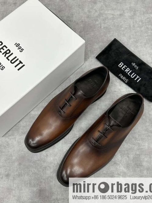 💋 💍 BERLUT New Alessio leather oxfords, men\'s platform shoes