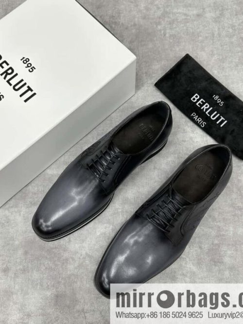 💋 💍 BERLUT New Alessio leather oxfords, men\'s platform shoes
