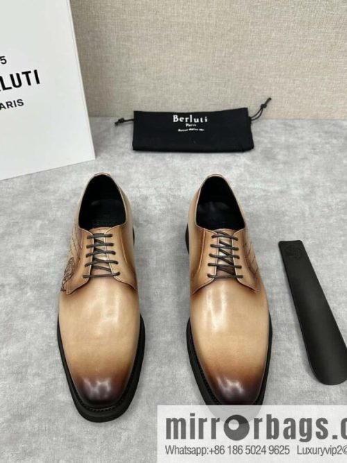 💋 💍 BERLUT New Alessio leather oxfords, men\'s platform shoes
