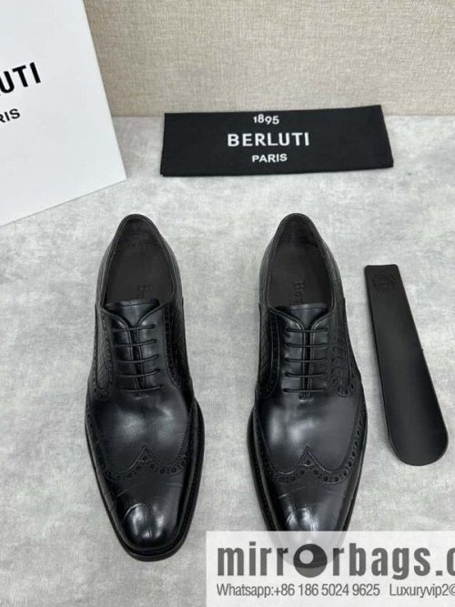 💋💍Berlut Bruti, new men\'s hand-polished formal leather shoes