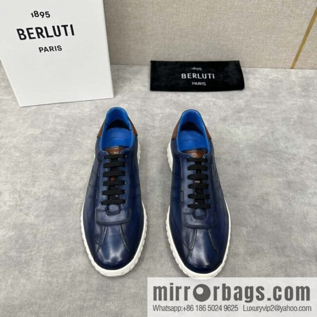 wsxc1721571670600_0-800x800nvunq3boi0a16509_20250625192051.jpg ๐๐Berlut Bruti, Brand New Vintage Trainer Leather Sneakers