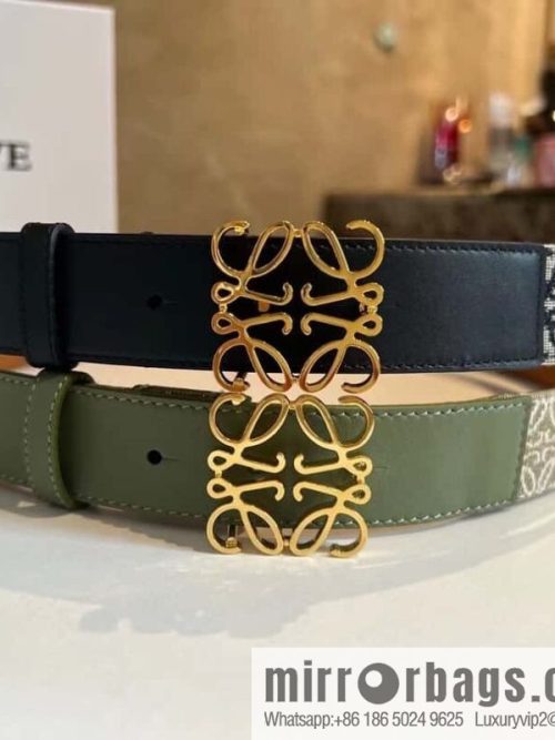 LOEWE new logo jacquard women\'s belt 3.0cm