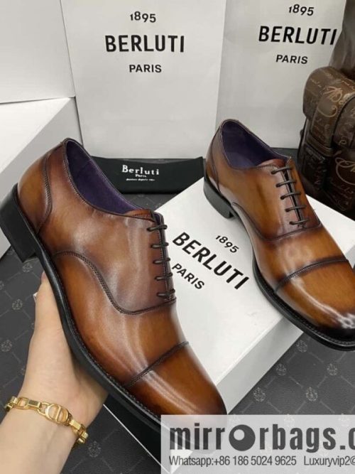 Hot Sale Returns Burlut Galet Hand Polished Cowhide Oxford Shoes