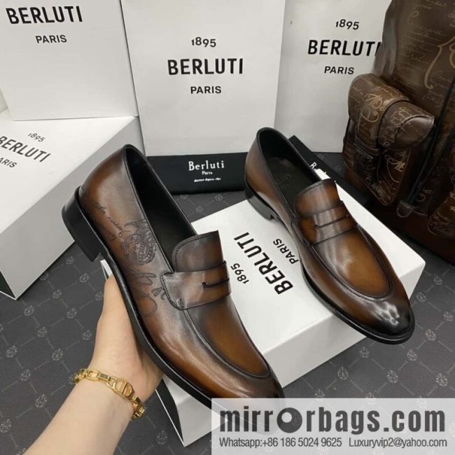 Hot Sale Returns Burlut Galet Hand Polished Cowhide Oxford Shoes