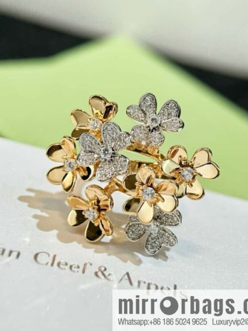 ❗️New ❗️ ☀️ Original ☀️ Van Cleef & Arpels Frivole Ring 8 Clover Ring ☀️