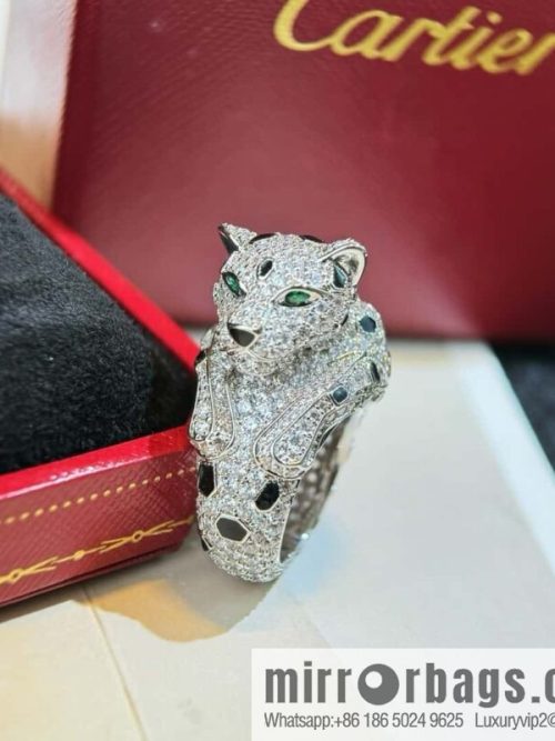 ❗️CNC version ❗️ ☀️ Cartier Cartier leopard ring, leopard head can be shaken ☀️