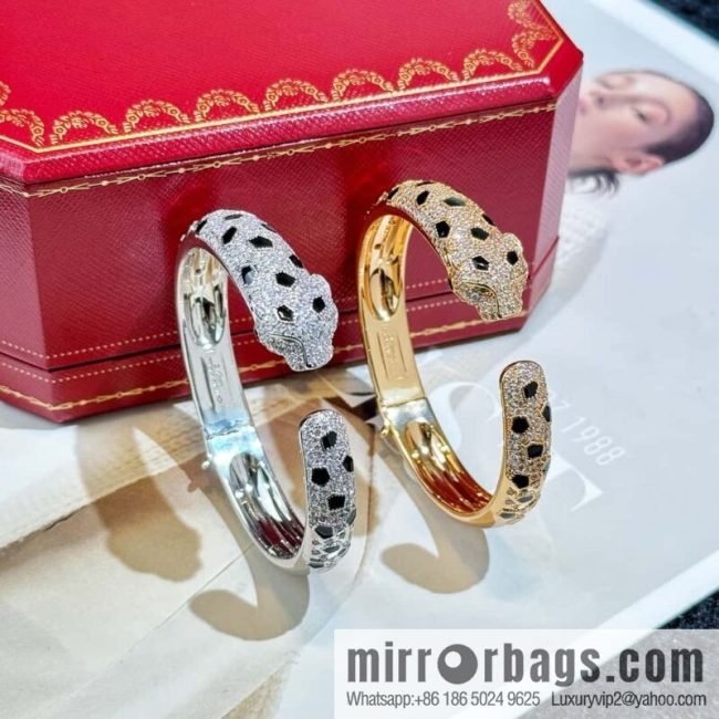 ❗️CNC version ❗️ ☀️ delivery of a full set of Cartier packaging ☀️ Cartier Cartier full diamond leopard bracelet ☀️