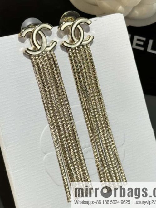 ❗️New ❗️ ☀️ new ☑️ chanel c2 double c tassel earrings ☀️