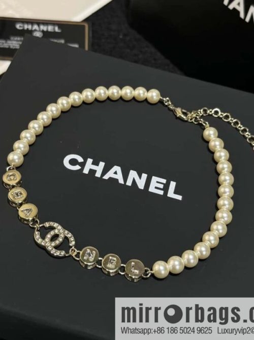 ❗️New ❗️ Chanel necklace ☀️ new ☑️ Chanel double c pearl necklace ☀️