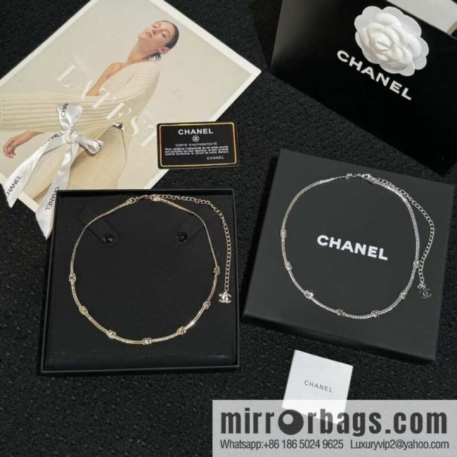 ❗️New ❗️☀️ New ☑️ Chanel 7 double c snake bone necklace ☀️