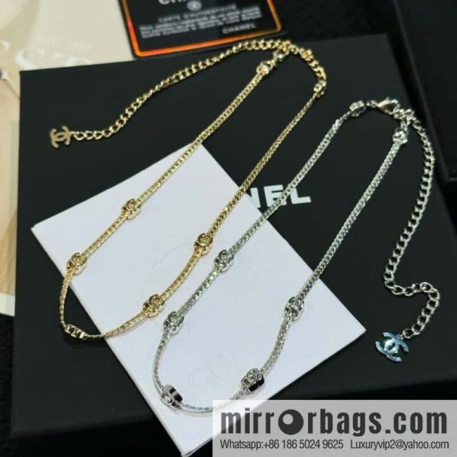 ❗️New ❗️ ☀️ new ☑️ Chanel 5 double c snake bone chain necklace ☀️