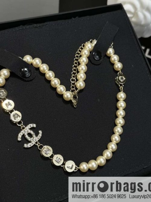 ❗️New ❗️ Chanel necklace ☀️ new ☑️ Chanel double c pearl necklace ☀️