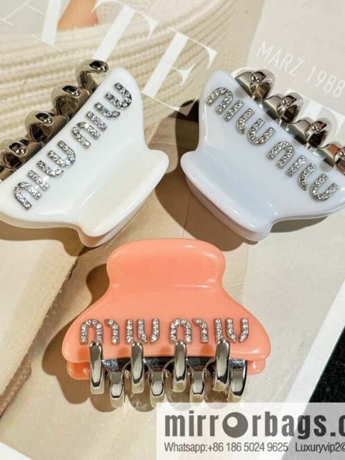 MIU MIU Miu Full Drill Hairpin Hair Grab