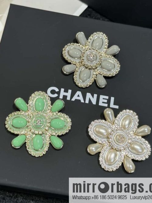 ❗️New ❗️ ☀️ new ☑️ Chanel double c flower brooch ☀️