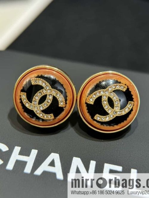 ❗️New ❗️ ☀️ new ☑️ Chanel double c round stud earrings ☀️