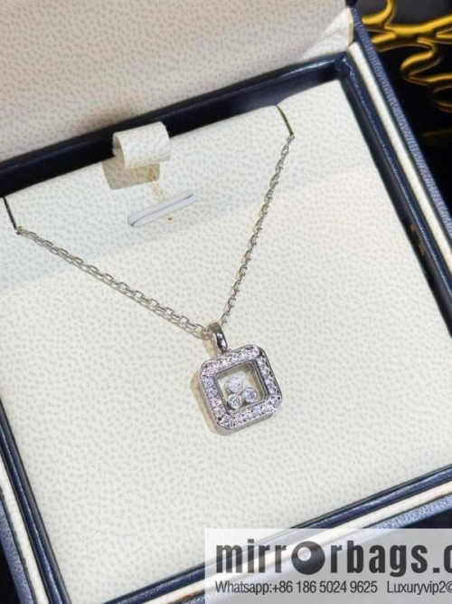 ❗️New ❗️ Chopard square full diamond necklace