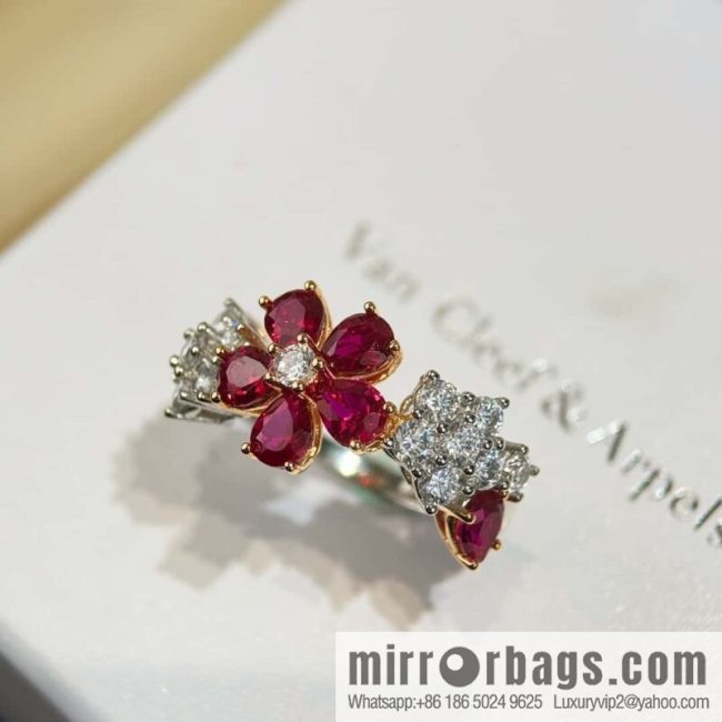 ❗️New ❗️ ☀️ Van Cleef & Arpels A Midsummer Night\'s Dream Folie des Pres Ring ☀️