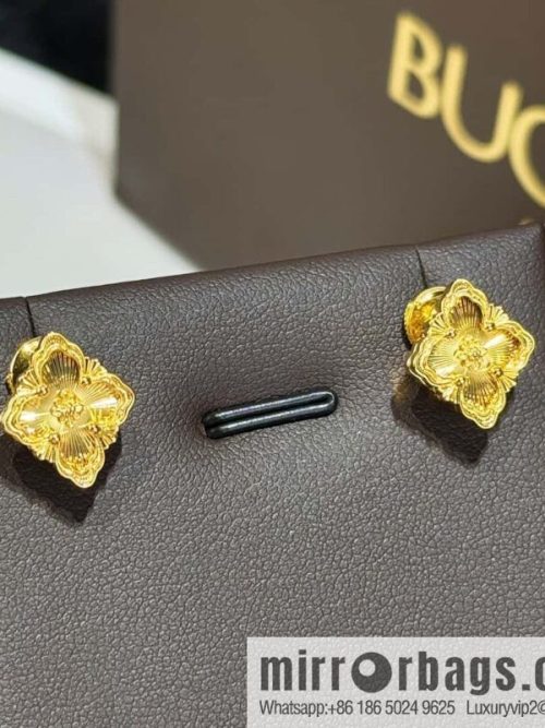 ❗️New ❗️ ☀ Original ☀ Buccellati Vintage Court Laser Clover Earrings ☀️
