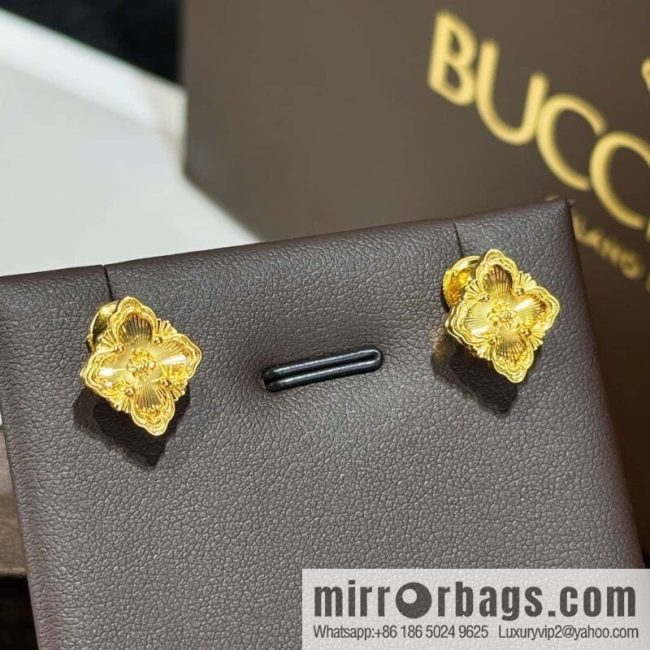 ❗️New ❗️ ☀ Original ☀ Buccellati Vintage Court Laser Clover Earrings ☀️