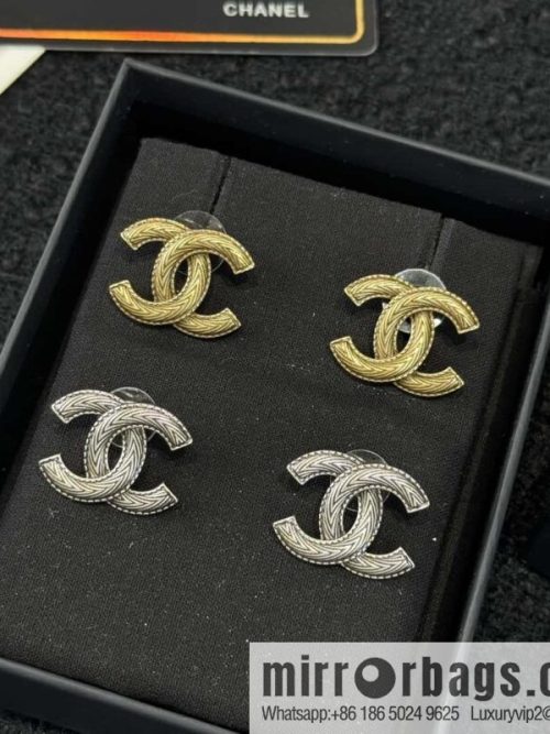 ❗️New ❗️ ☀️ new ☑️ chanel c1 double c stud earrings ☀️