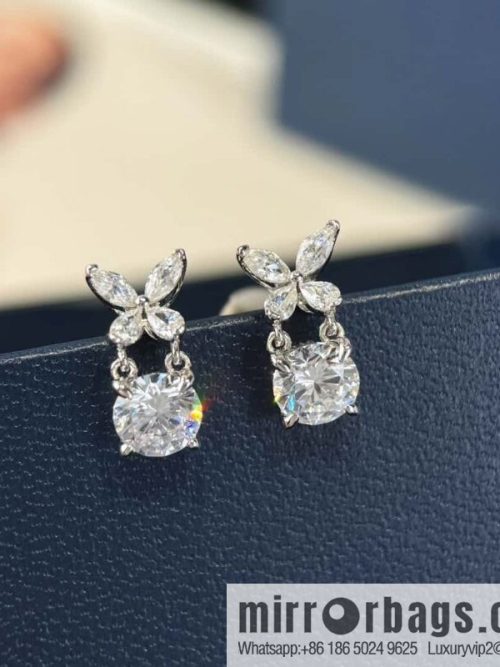 ❗️New ❗️ GRAFF butterfly single diamond stud earrings