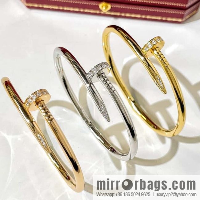 ❤️Popular (new version) ☀️ head and tail with drill ☀️ Cartier LOVE series, head and tail with drill nail bracelet  ☀️