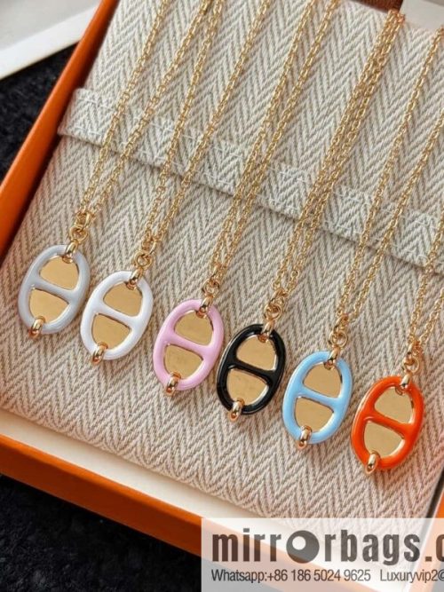 ❗️New ❗️ New ☑️ Hermès HERMES Pig Nose Mini Maillon Necklace